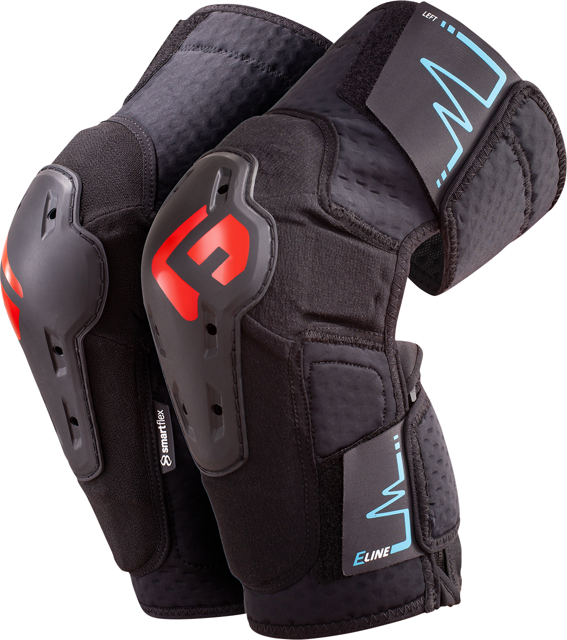 G-FORM E-Line Mountain Bike Knee Guards - Black - Medium KP0802014