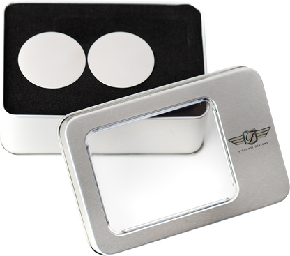 FIGURATI DESIGNS Swing Arm Covers - Custom - Silver FD60-SS