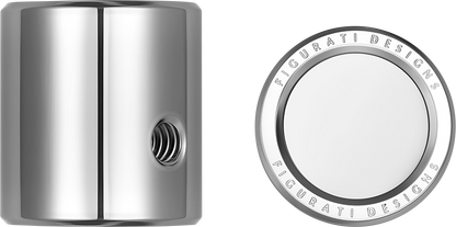 FIGURATI DESIGNS Heel-Toe Shifter Cover - Plain - Stainless Steel FD60-HTSC-SS