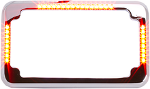 CYCLE VISIONS License Plate Frame - Flat - Chrome CV-4620