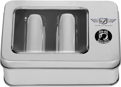 FIGURATI DESIGNS Docking Covers - POW MIA - Long - Silver FD50-DC-2545-SS