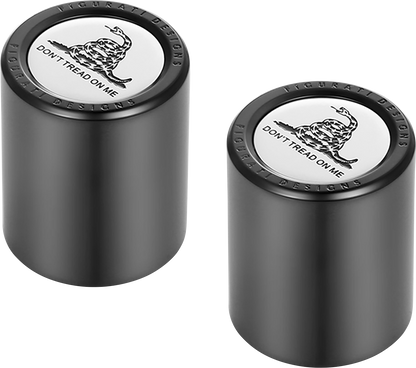 FIGURATI DESIGNS Docking Covers - Don't Tread On Me - Short - Black FD40-DC-2530-BK