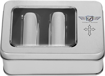 FIGURATI DESIGNS Docking Covers - Cross - Long - Silver FD41-DC-2545-SS