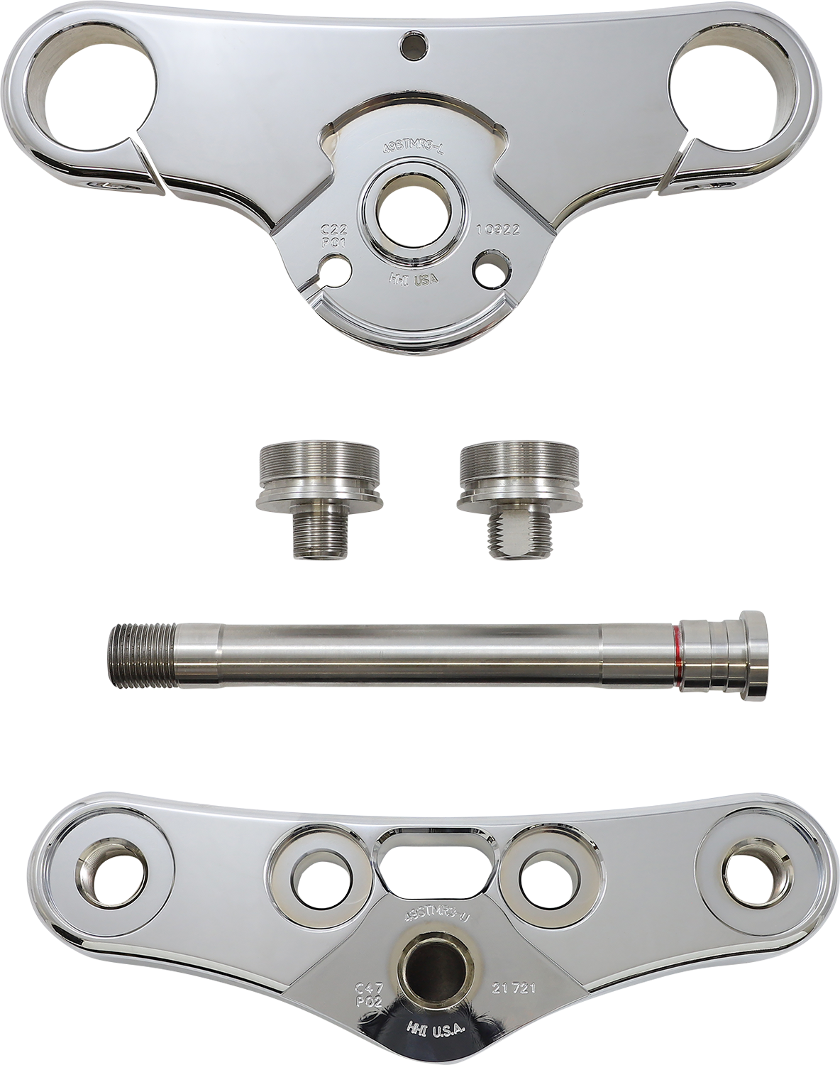 HAWG HALTERS Triple Tree - 49 mm - Chrome 49WGCR3-ST18