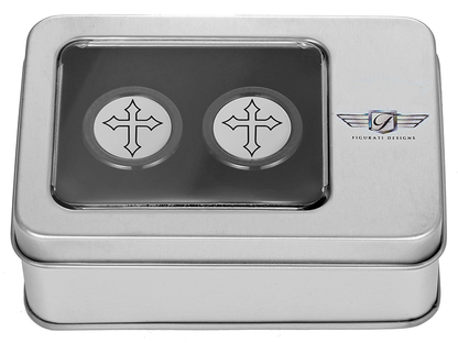 FIGURATI DESIGNS Docking Covers - Cross Black FD41-DC-2730-BK
