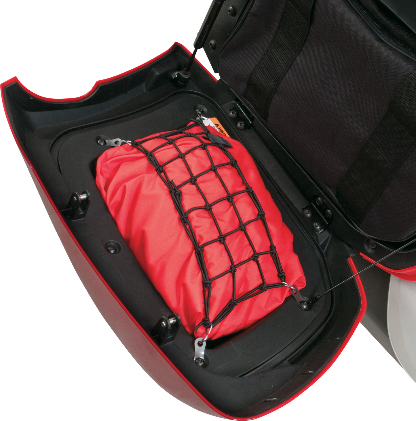 SHOW CHROME Net Set - Trunk/Saddlebag - Black 41-156