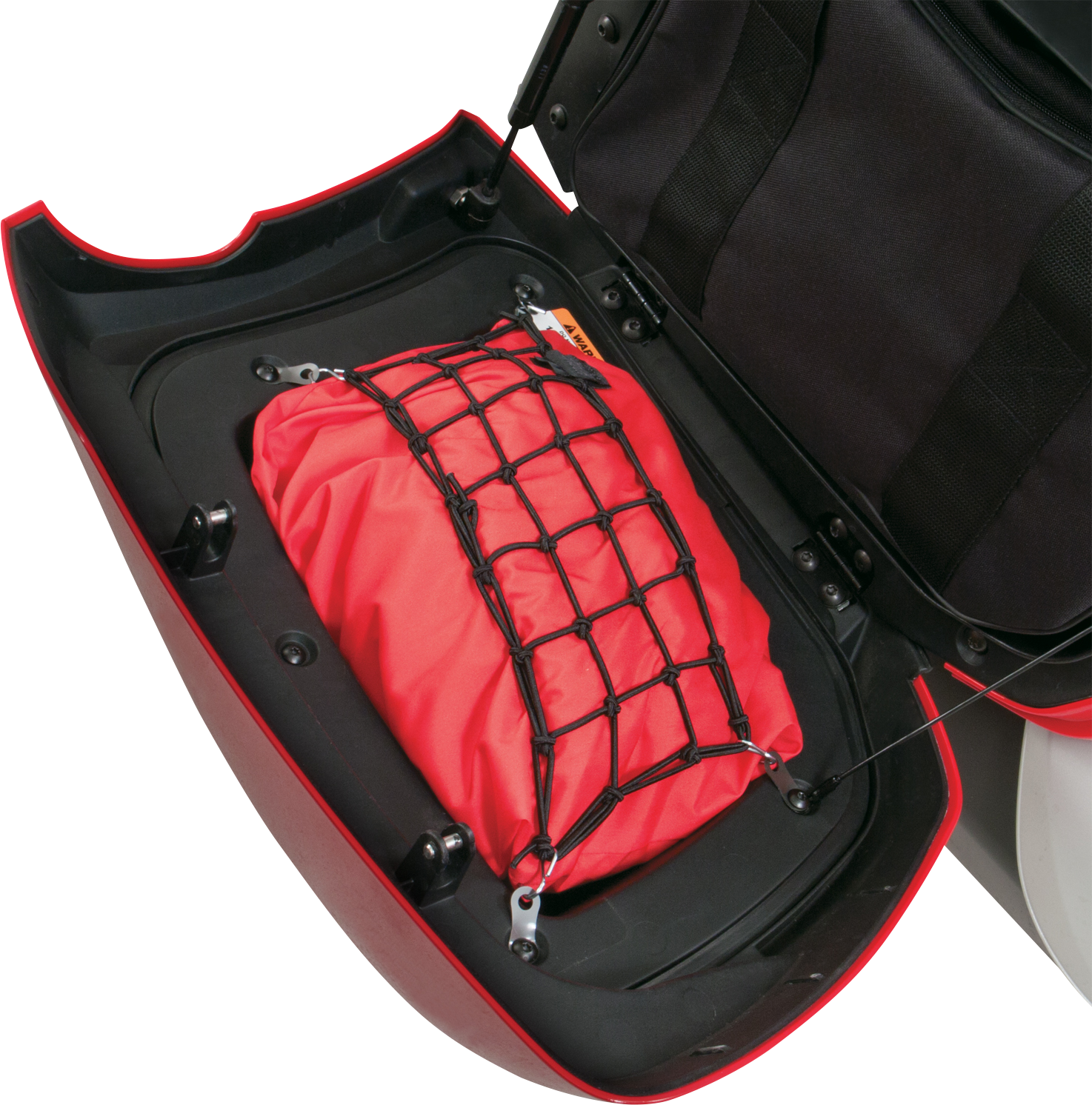 SHOW CHROME Net Set - Trunk/Saddlebag - Black 41-156