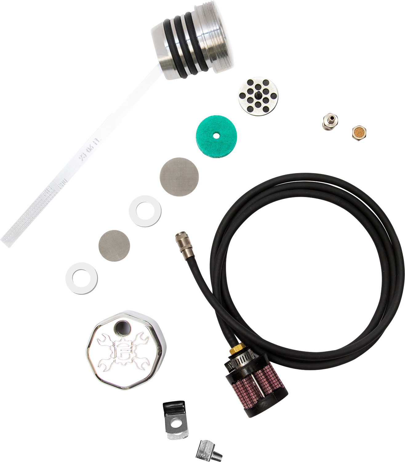 FEULING PARTS Vented Dipstick - Polished - Touring 3095