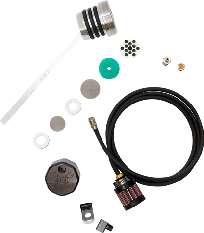 FEULING PARTS Vented Dipstick - Black - Touring 3096