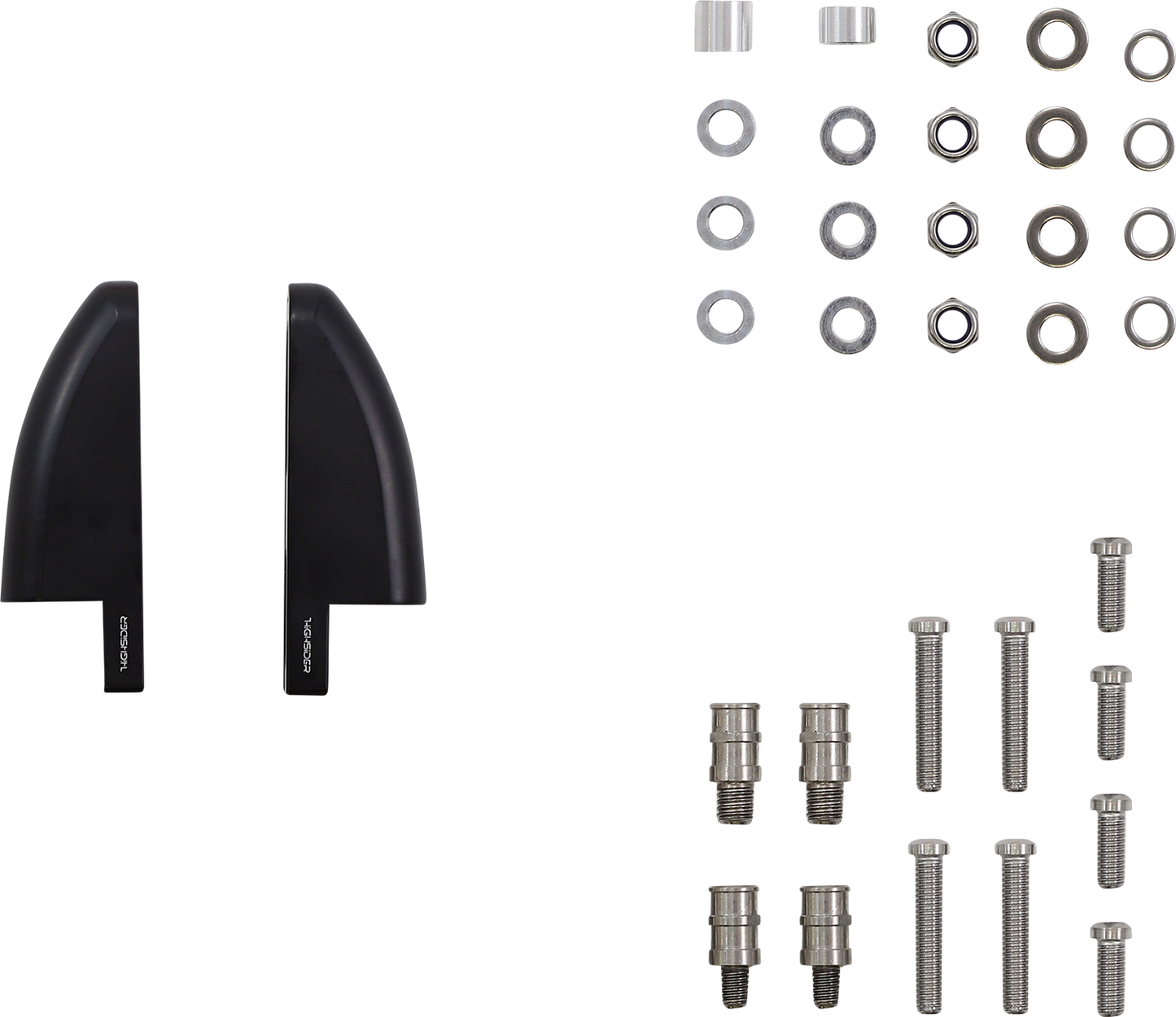 HIGHSIDER Adapters - Fairing/Mirror - 77.5 mm - Set 304-030