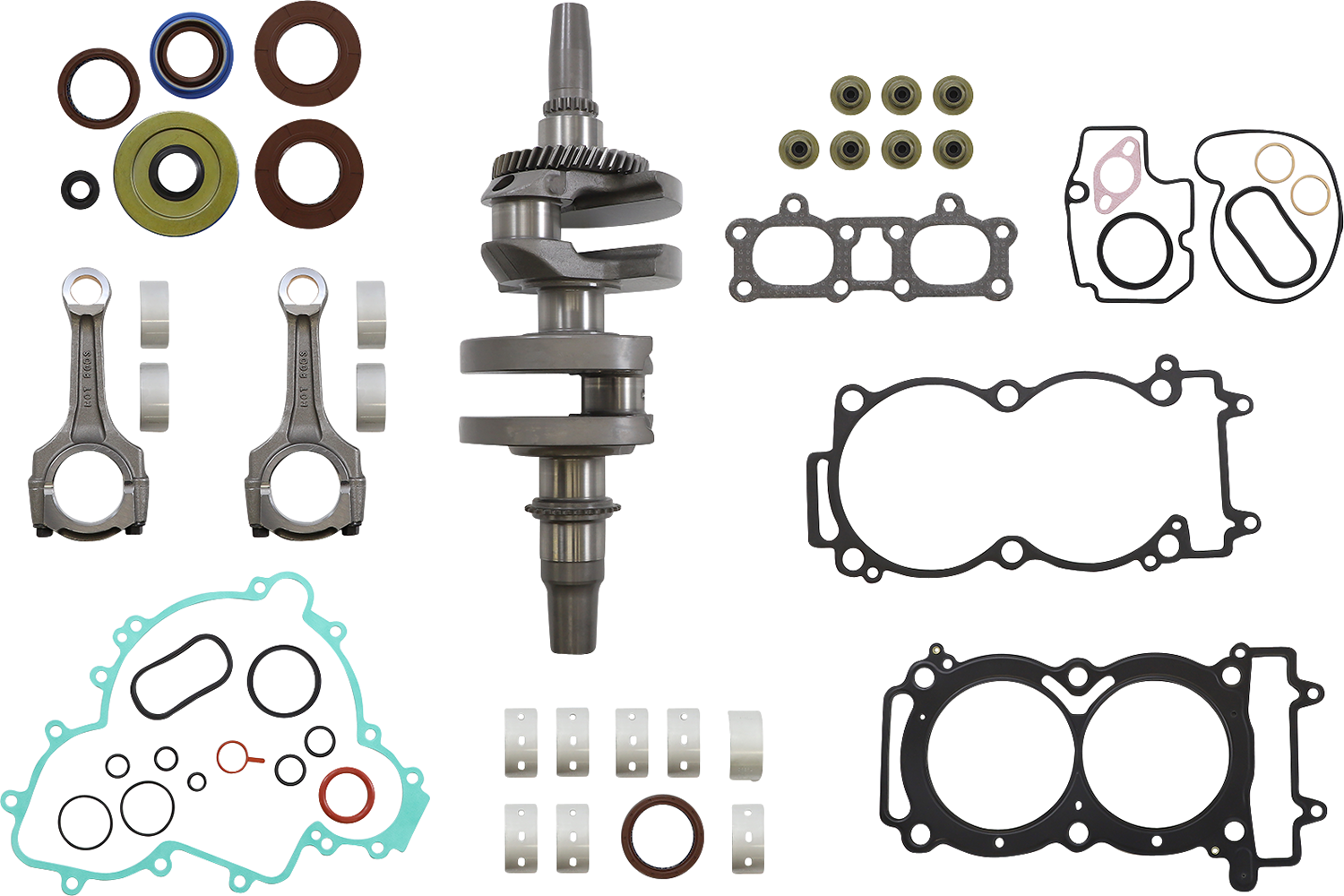 HOT RODS Bottom End Kit - OE Crankshaft Replacement - Polaris HR00106