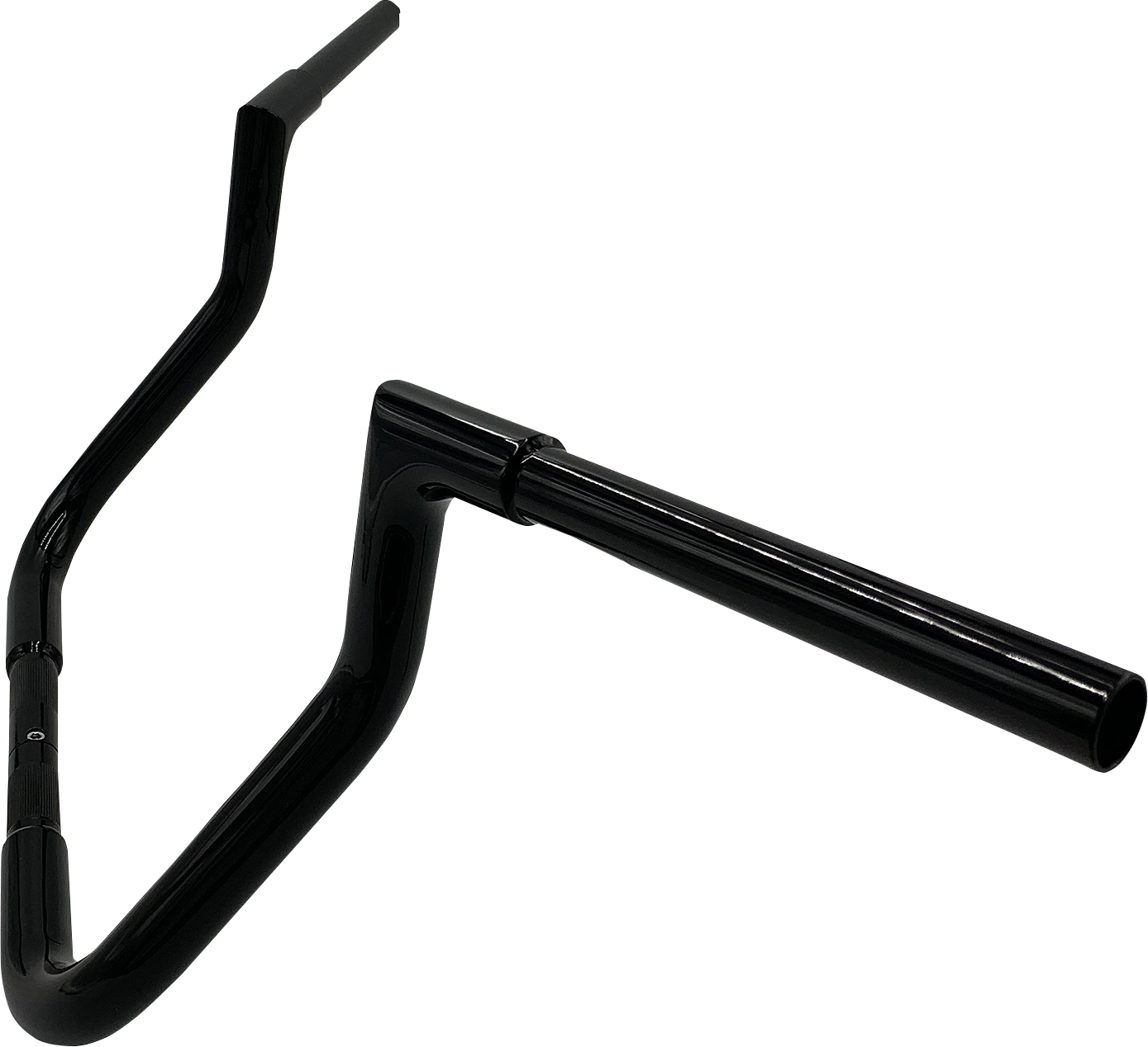 FAT BAGGERS INC. 1-1/4" EZ Install Flat Top Handlebar - Reduced Reach - 11" - Black 705011-B