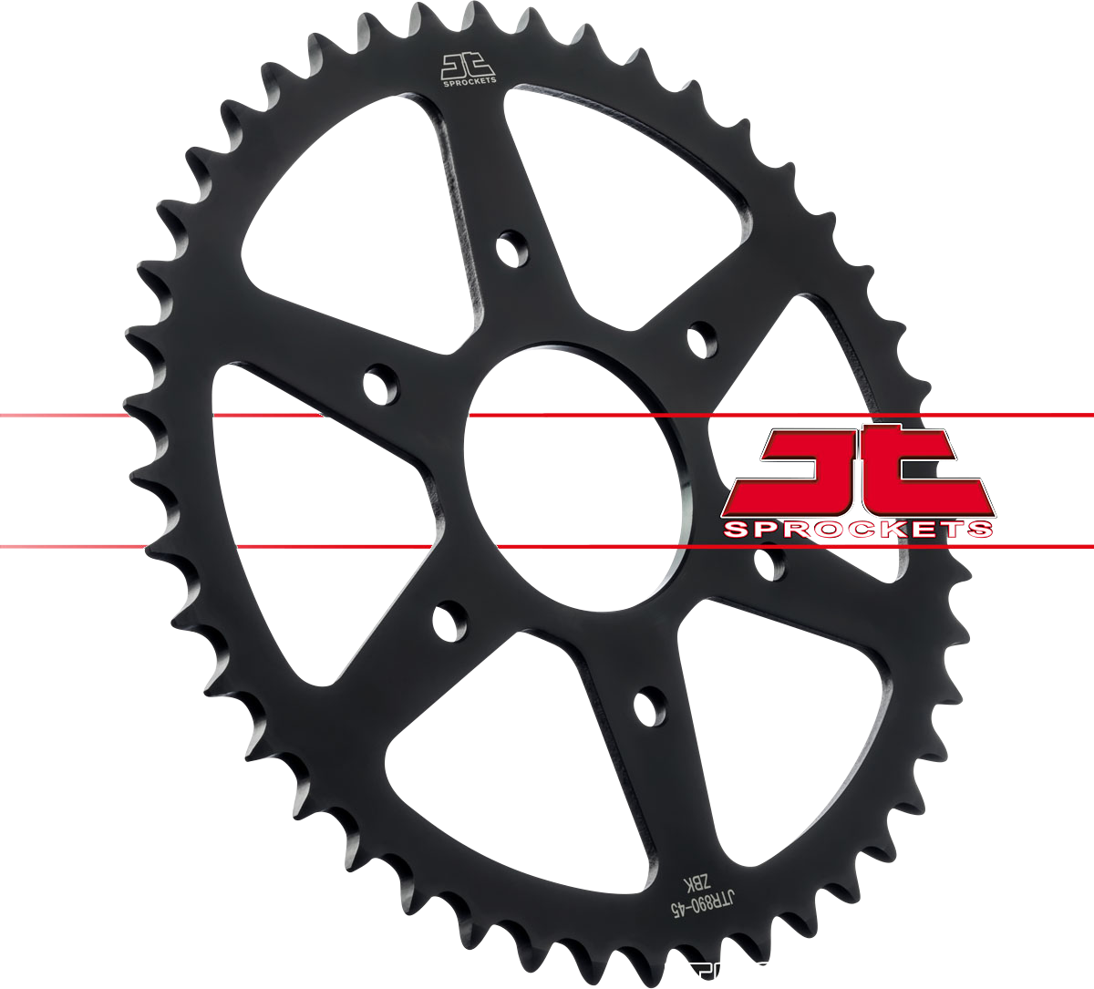 JT SPROCKETS Rear Sprocket - 45 Tooth - KTM/Husqvarna JTR890.45ZBK