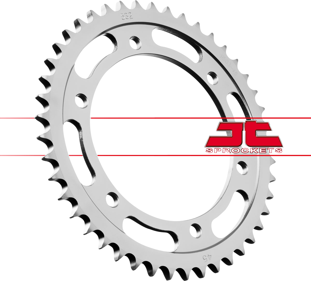JT SPROCKETS Rear Sprocket - 45 Tooth - ZX10 JTR503.45