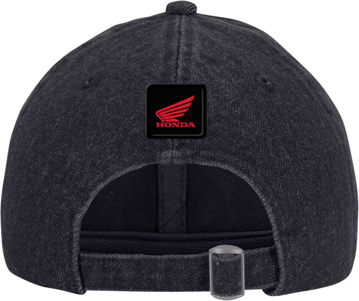 HONDA APPAREL Goldwing Denim Hat - Black NP21A-H2490