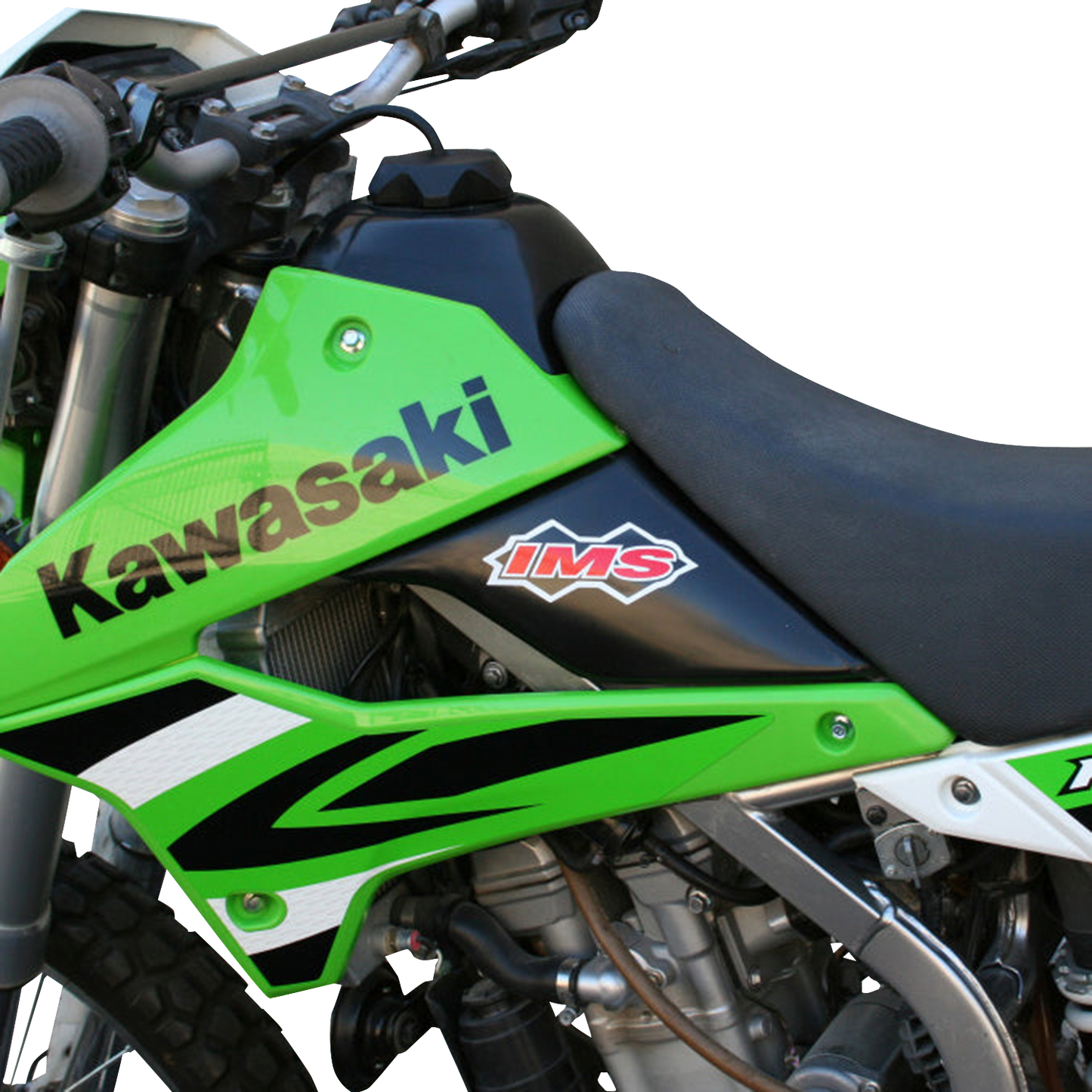 IMS PRODUCTS INC. Large-Capacity Gas Tank - Black - Kawasaki - 2.7 Gallon 113159-BK1