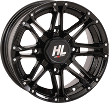 HIGH LIFTER Wheel - HL3 - Front/Rear - Gloss Black w/Machined - 14x7 - 4/110 - 4+3 (+10 mm) 14HL03-1110