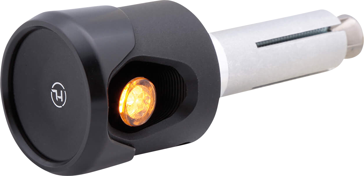 HIGHSIDER Highsider Akron-Flash LED Bar End Turn Signals - Black 203-0050