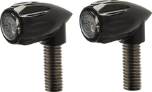 KODLIN USA 3-1 Bullet Rear Indicator Lights - Grooved - Black K68461
