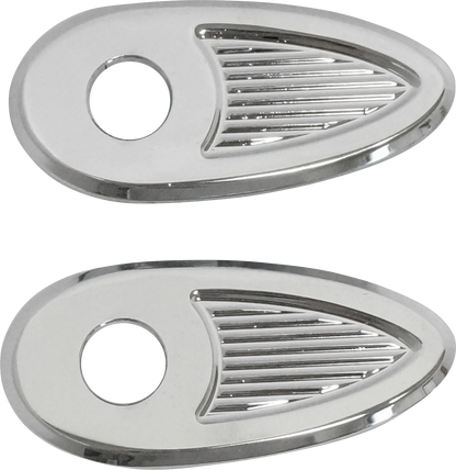 KODLIN USA Fender Strut Adapter - Rear - Chrome K68485