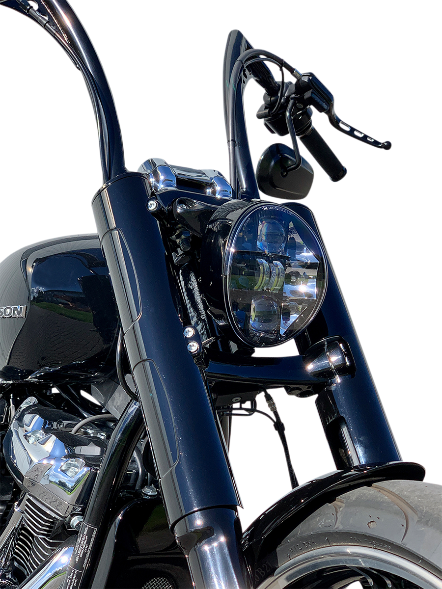 KODLIN USA Fork Cover - Black - '18-'24 FXBR/FXBRS K46660