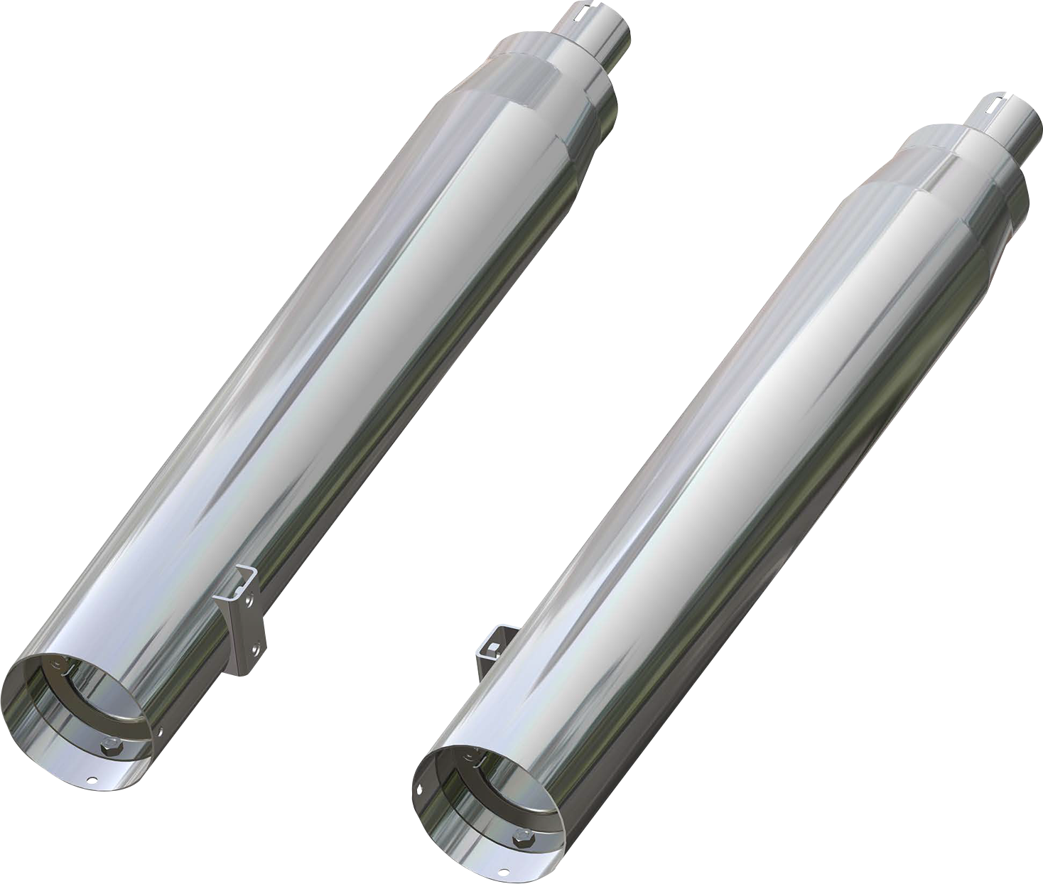 KHROME WERKS 4-1/2" War Hammer Mufflers - Chrome 202230