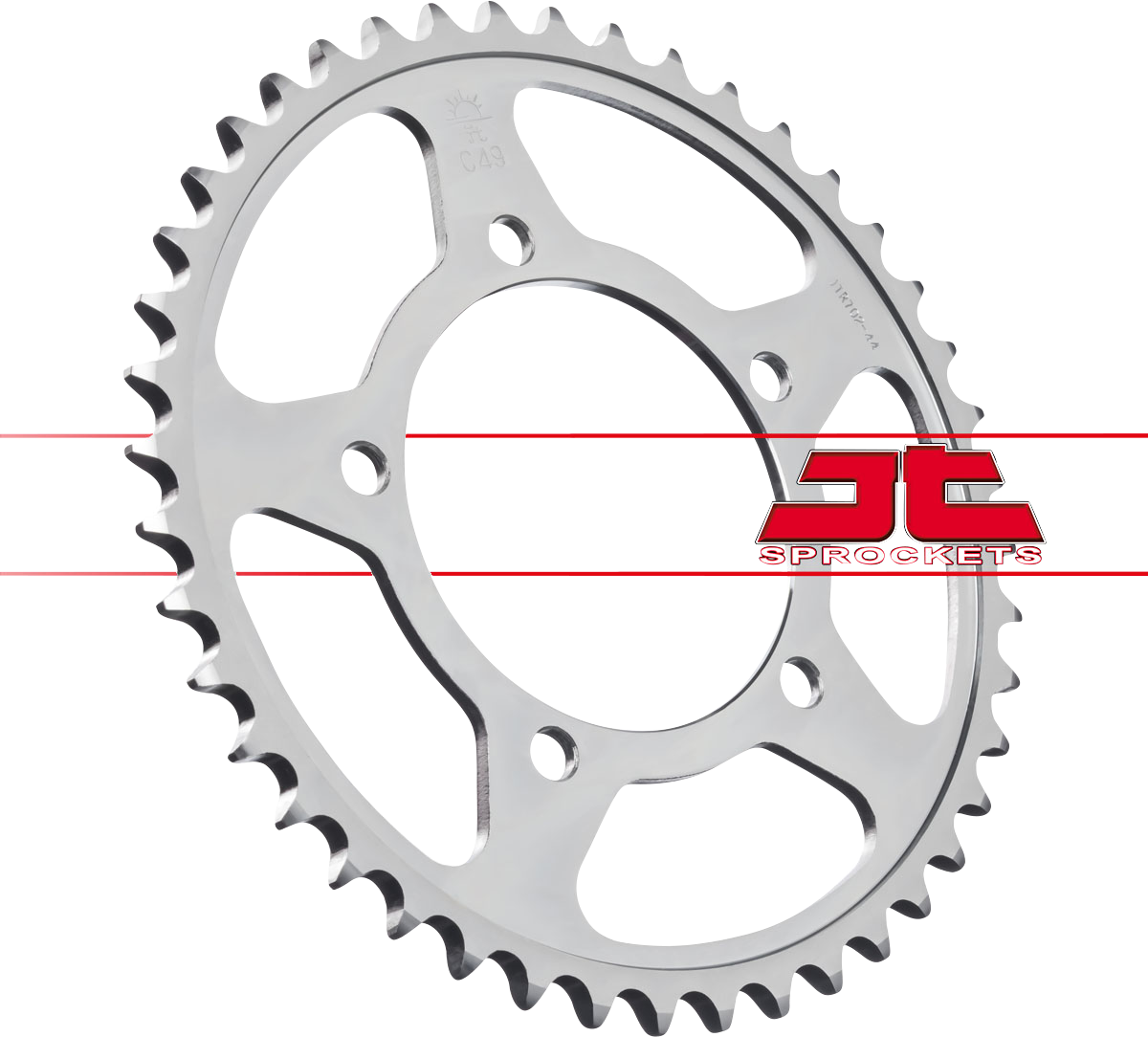 JT SPROCKETS Rear Sprocket - 44 Tooth - Aprilia JTR702.44