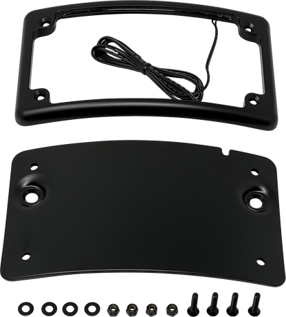 KODLIN USA License Plate Kit - Universal - Black KUS20200