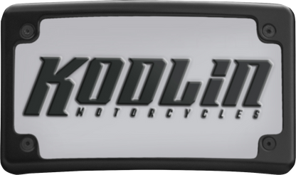 KODLIN USA License Plate Mount - Curved - Black KUS20100