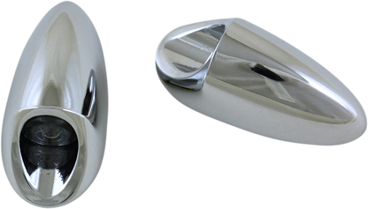 KODLIN USA 3-1 Mini Fender Strut Indicator Lights - Chrome K68490