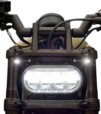 KODLIN USA Front Turn Signals - Sportster S - Black K68497