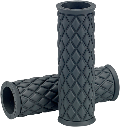 BILTWELL Alumicore Grips - Replacement - Gray 6706-0501