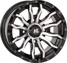 HIGH LIFTER Wheel - HL21 - Front/Rear - Gloss Black w/Machined - 14x7 - 4/156 - 4+3 (+10 mm) 14HL21-1156