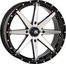 HIGH LIFTER Wheel - HL10 - Front/Rear - Gloss Black w/Machined - 20x7 - 4/156 - 4+3 (+10 mm) 20HL10-1156