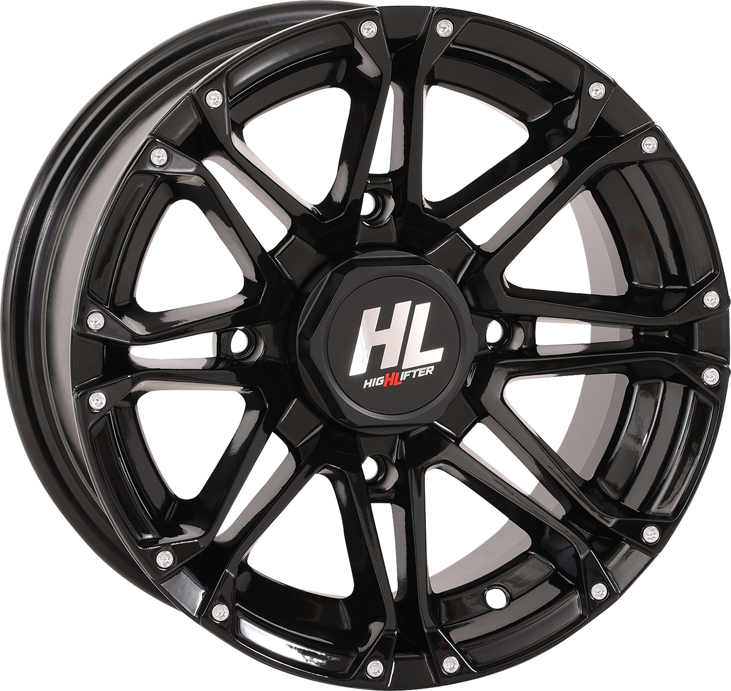 HIGH LIFTER Wheel - HL3 - Front/Rear - Gloss Black - 14x7 - 4/110 - 4+3 (+10 mm) 14HL03-1210
