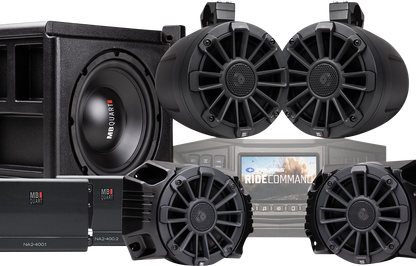 MB QUART Audio Kit - Ranger with Ride Command MBQRGSTG5RC1