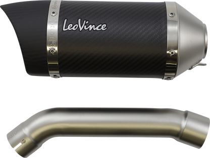 LEOVINCE LV Pro Slip-On Muffler - Carbon Fiber 14396EU