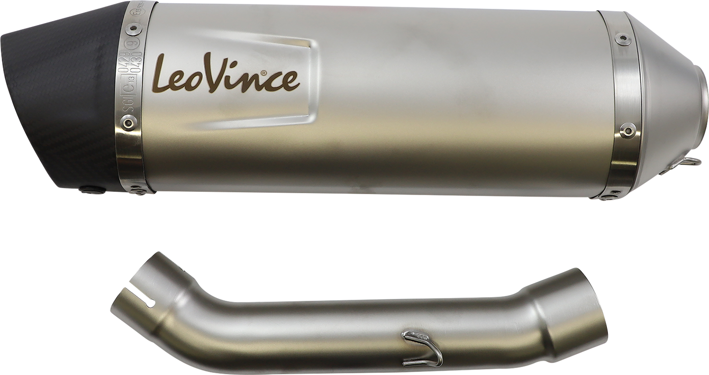 LEOVINCE LV One EVO Slip-On Muffler - Stainless Steel 14393EU