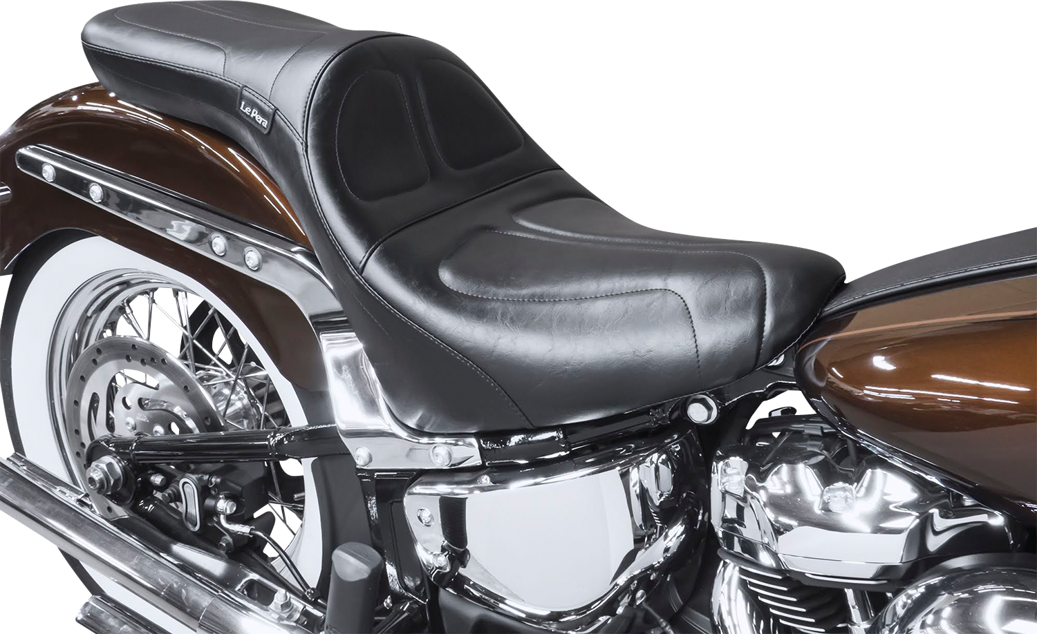 LE PERA Maverick Seat - Smooth - Black - FXLR/FLSB '18-'23 LYR-910S