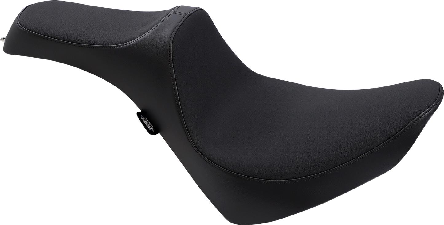 DRAG SPECIALTIES SEATS Predator III Slip Stop™ Seat - Smooth - Black - FL/FX '18-'23 4665