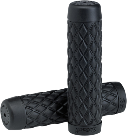 BILTWELL Torker Grips - 1" - Black 6705-0101