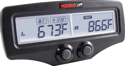 KOSO NORTH AMERICA EGT-02R Standard Dual Sensor Meter BA006010