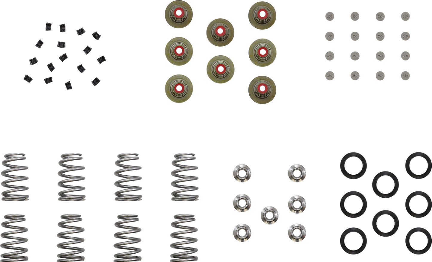 KIBBLEWHITE Valve Spring Kit - Rocker Shim Conversion - Beehive Springs - Titanium Retainers - M8 20-23900