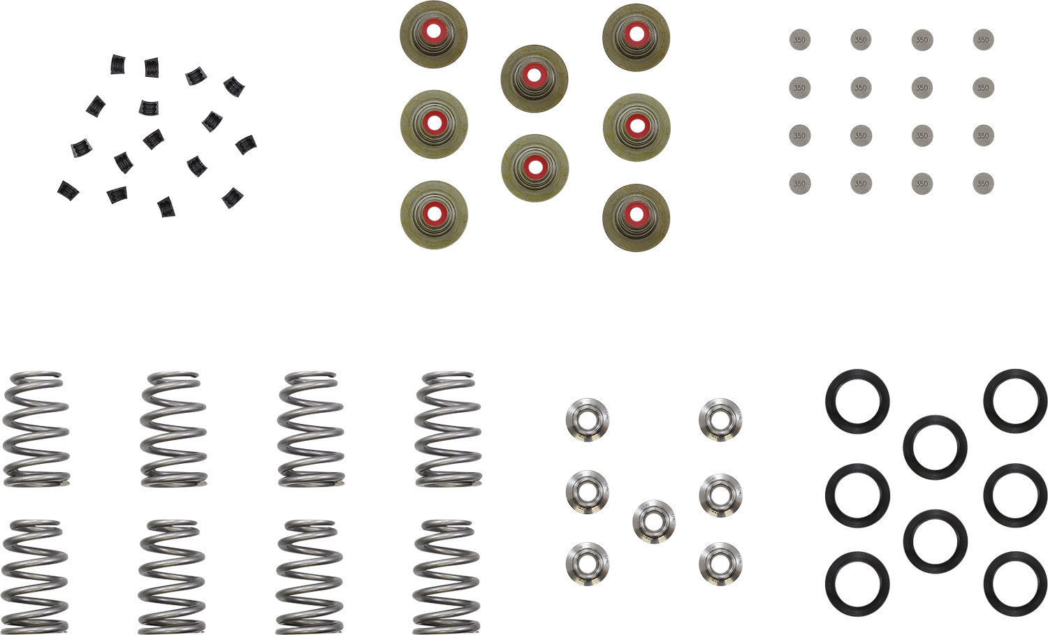 KIBBLEWHITE Valve Spring Kit - Rocker Shim Conversion - Beehive Springs - Titanium Retainers - M8 20-23900
