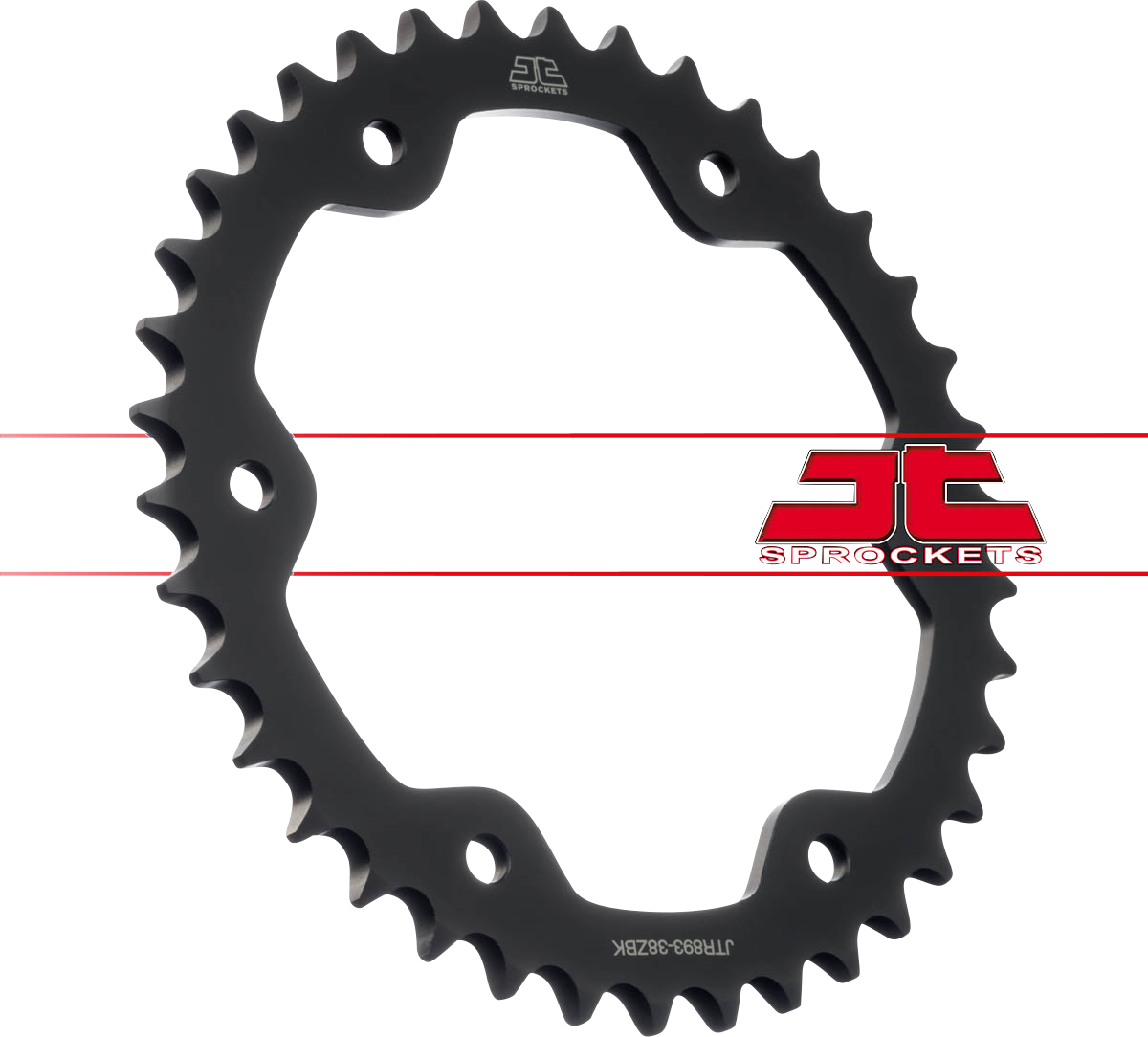 JT SPROCKETS Rear Sprocket - 38 Tooth - Super Duke JTR893.38ZBK