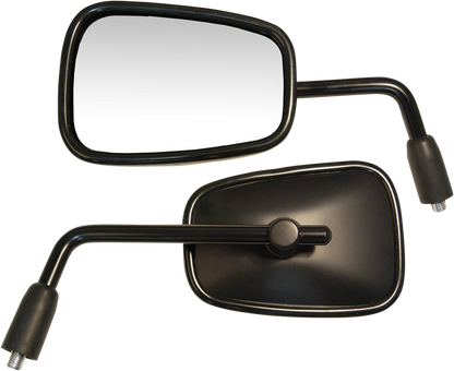 EMGO Mirror - OEM/Replacement - Rectangle - Black - Left - Each 20-43142