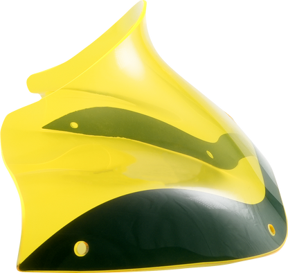 KLOCK WERKS Kolor Flare™ Windshield - 8" - Yellow Ice - FLTR KWW-01-0624