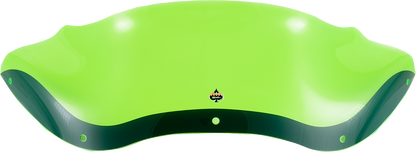 KLOCK WERKS Kolor Flare™ Windshield - 8" - Green Ice - FLTR KWW-01-0626