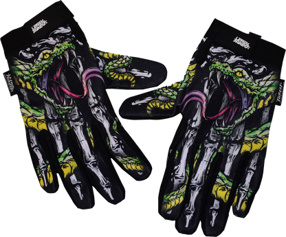 LETHAL THREAT Snake Bite Gloves - Black - XL GL15019XL