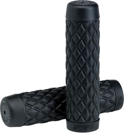 BILTWELL Torker Grips - 7/8" - Black 6705-0178